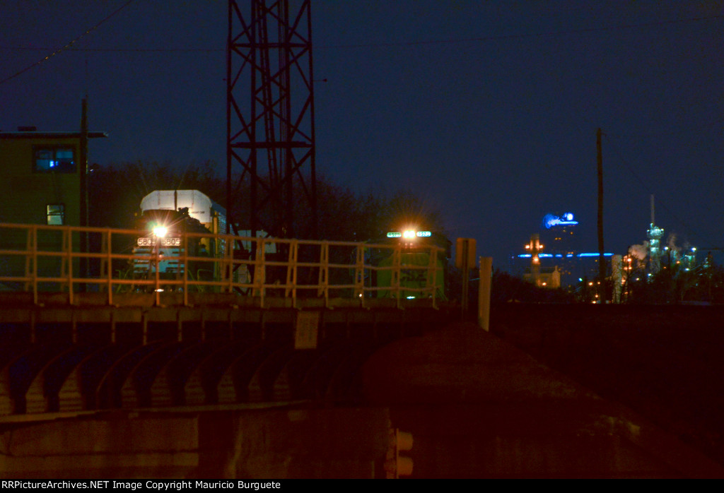 NS GP38-2 Locomotive in the yard